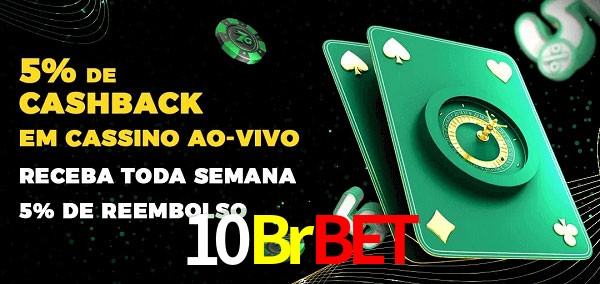 Promoções do cassino ao Vivo 10Brbet